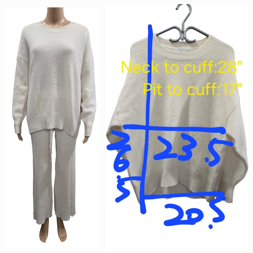 Aritzia Babaton Oversized 100% Cashmere Sweater Size L